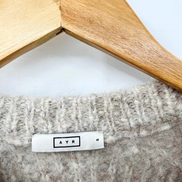 AYR The Softer Now Oatmeal Marl Sweater - Picture 3 of 8